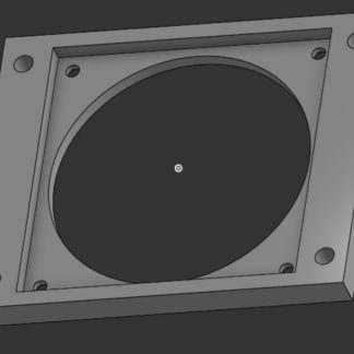Sovol SV08 MADERA 80x80x15mm Fan Montaj Braketi - Mükemmel Soğutma İçin Güçlü Destek!