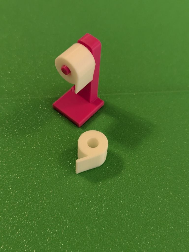 "Pratik ve Şık: Mini Tuvalet Kağıdı ve Modern Tutucu Seti - 6900439" - Görsel 2