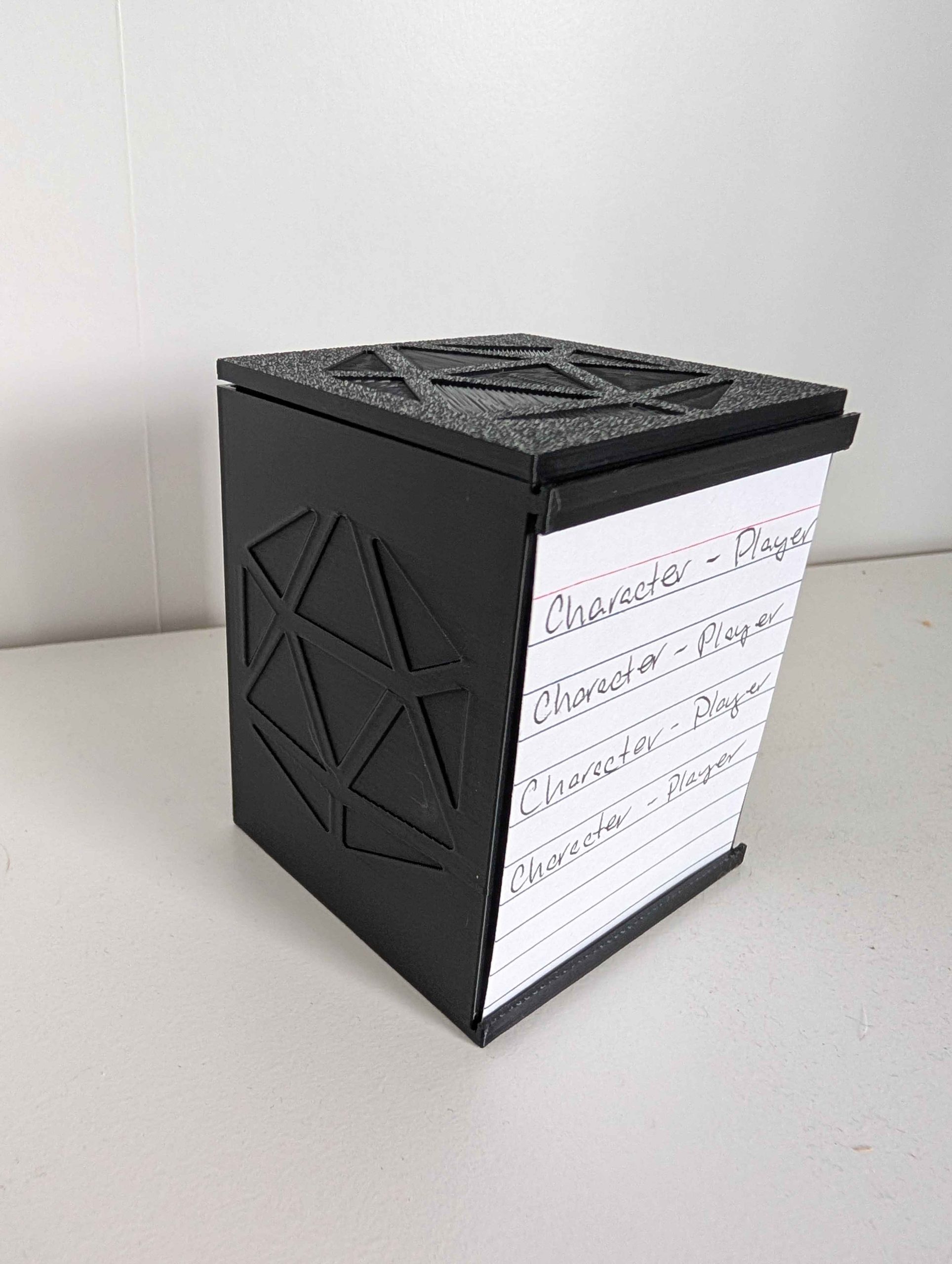 Oyuncu Adları için Masa Üstü Kart Kutusu - Boş - 6908806 - Görsel 2