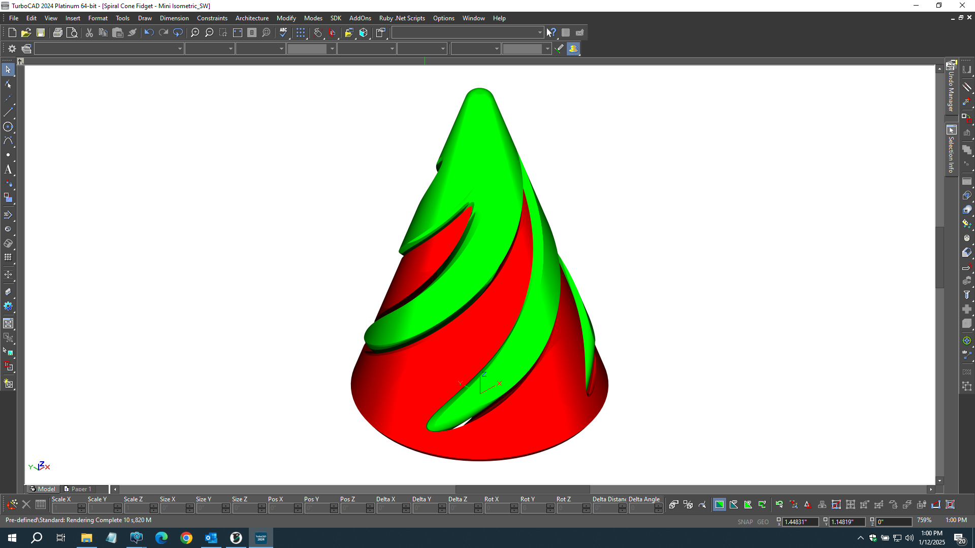 Küçük Spiral Geçiş Fidget - 6910310 - Görsel 2