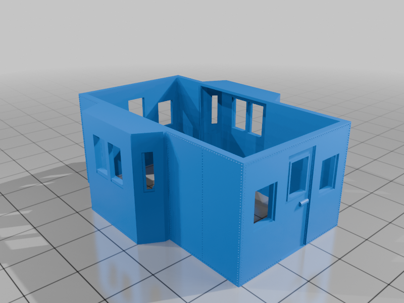 Steel Mow Caboose (HO ölçeği) - 6904602 - Görsel 3