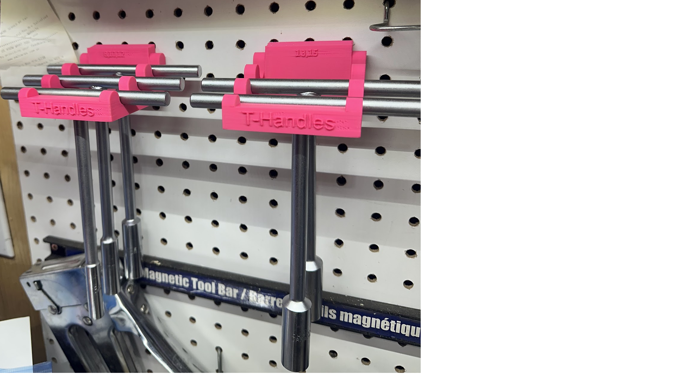 "Pegboard Uyumlu T Tutucu Seti - Pratik Montaj Çözümleri ile Alanınızı Düzenleyin!" - Görsel 2