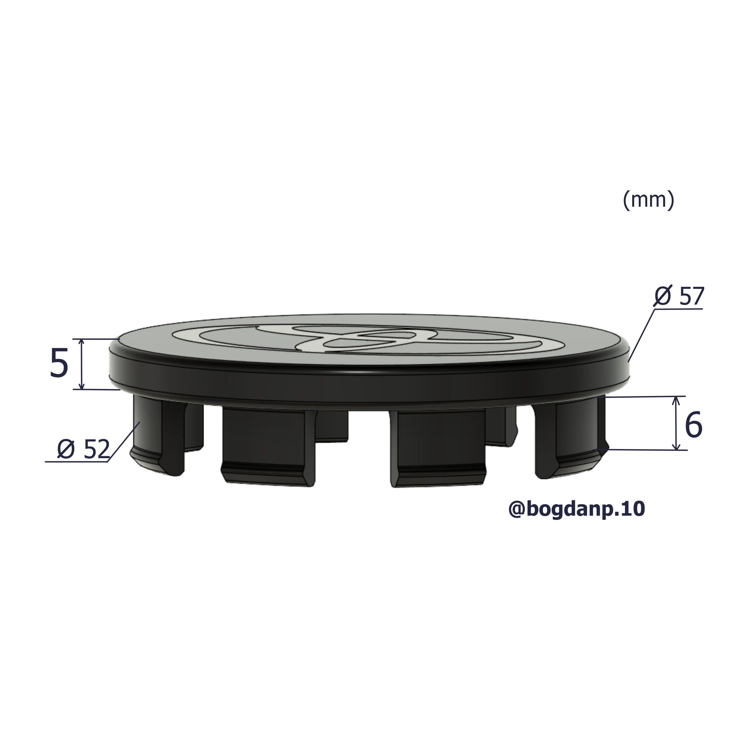 Toyota Celica Tekerlek Merkezi Kapağı - 6903179 - Görsel 2