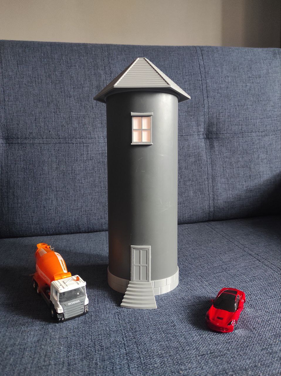 110mm kanalizasyon borusundan yapılmış gözetleme kulesi - 6905865 - Görsel 2