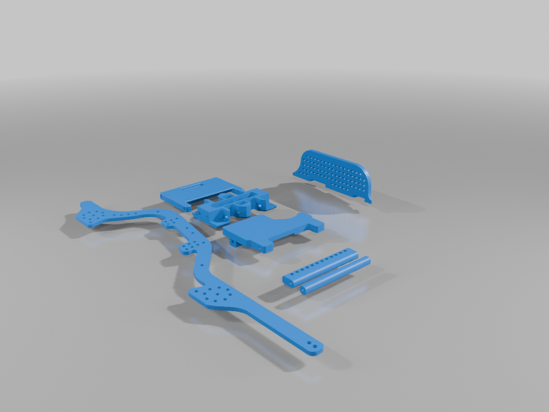 V2 SCX24 LCG Şasi - 6903509