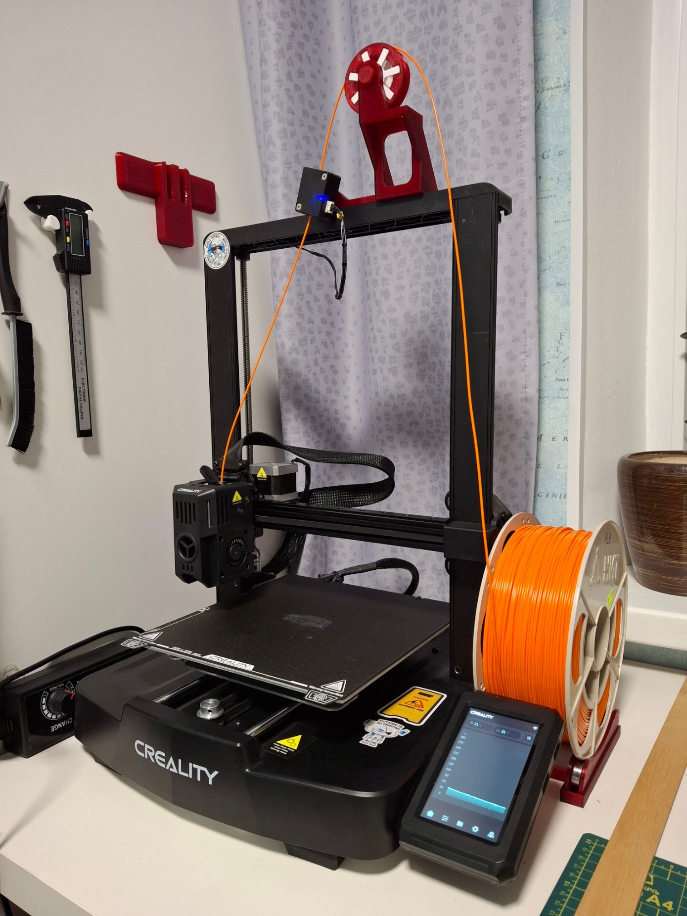 Ender 3 V3 KE için Filament Kılavuzu - Kılavuz Delik Yok + Yansıtılmış - 6905590