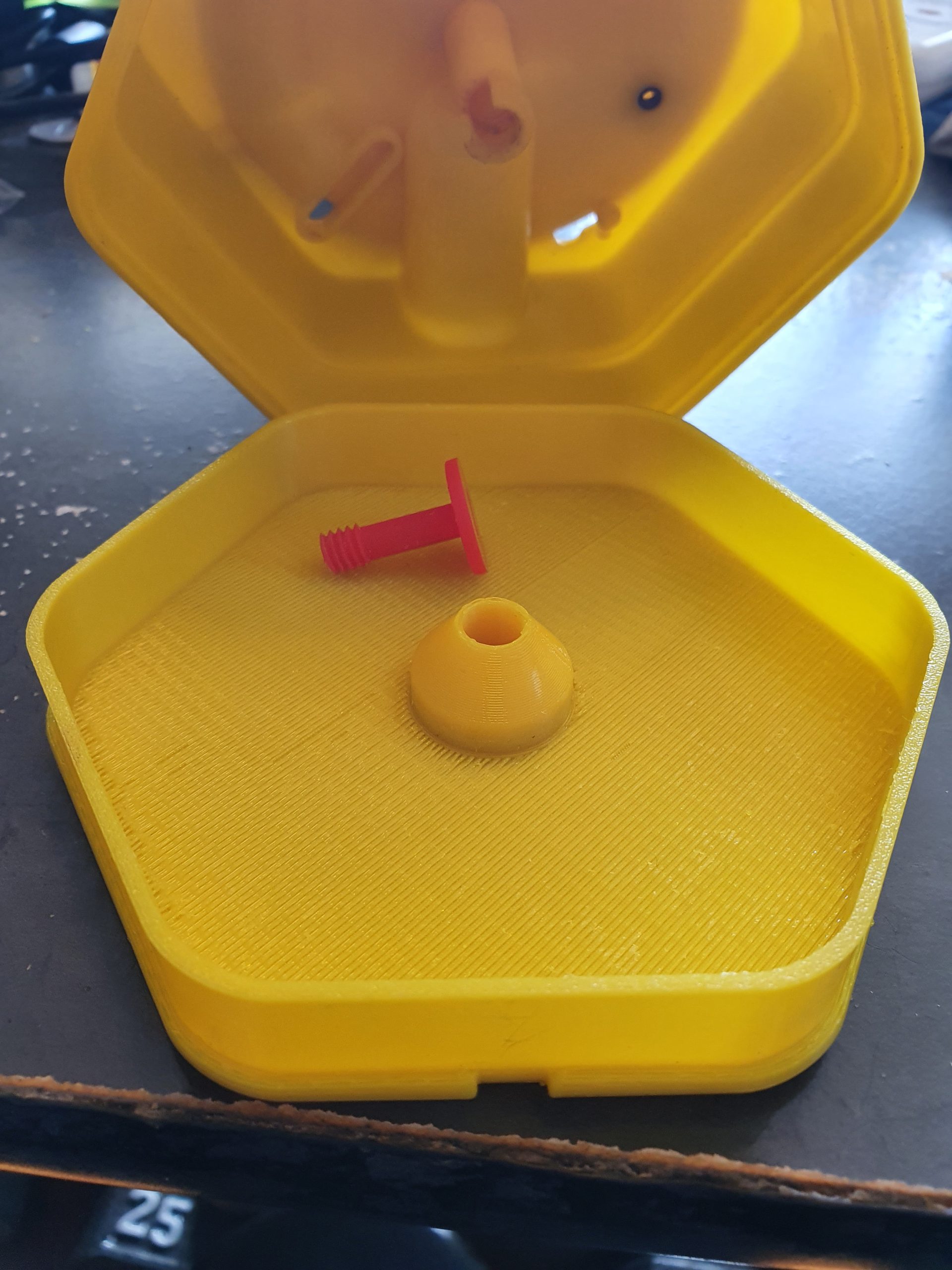 1960'lar için yedek taban kapak para tepsisi Hasbro Mickey Mouse Gumball Makinesi - 6906317 - Görsel 3