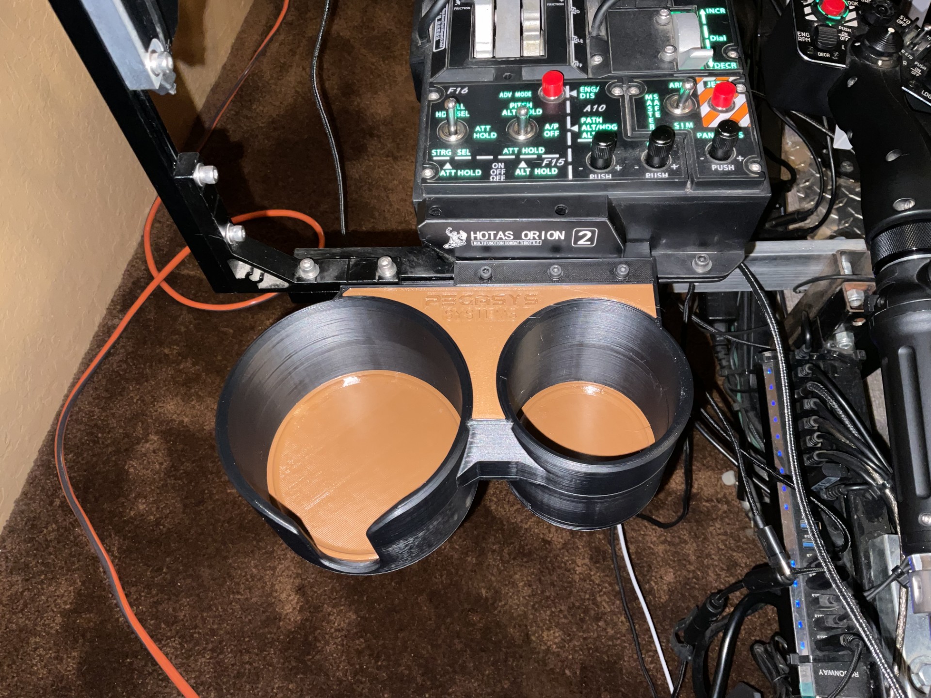 Demiryolu Montaj Kupası Tutucu (20-20 ekstrüzyon için)-6907592