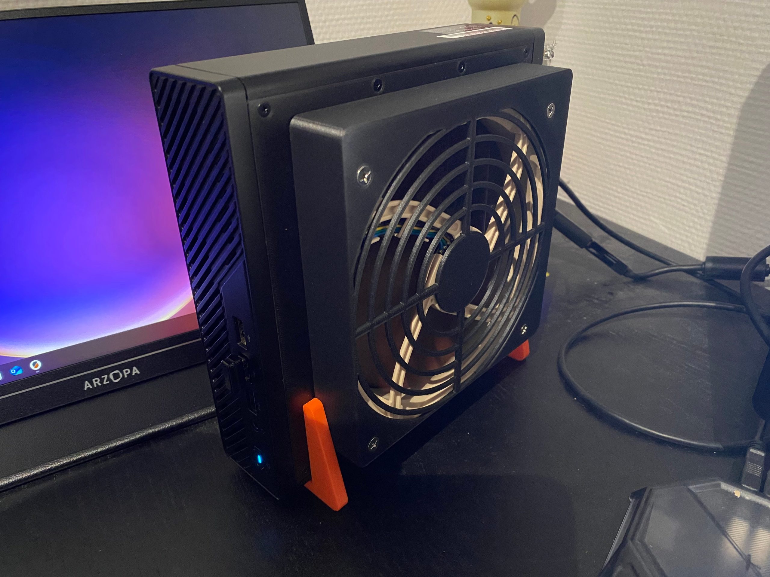 140mm Fan-6904042 için Minisforum MS-01 Alt Plaka ve Fan Kapağı