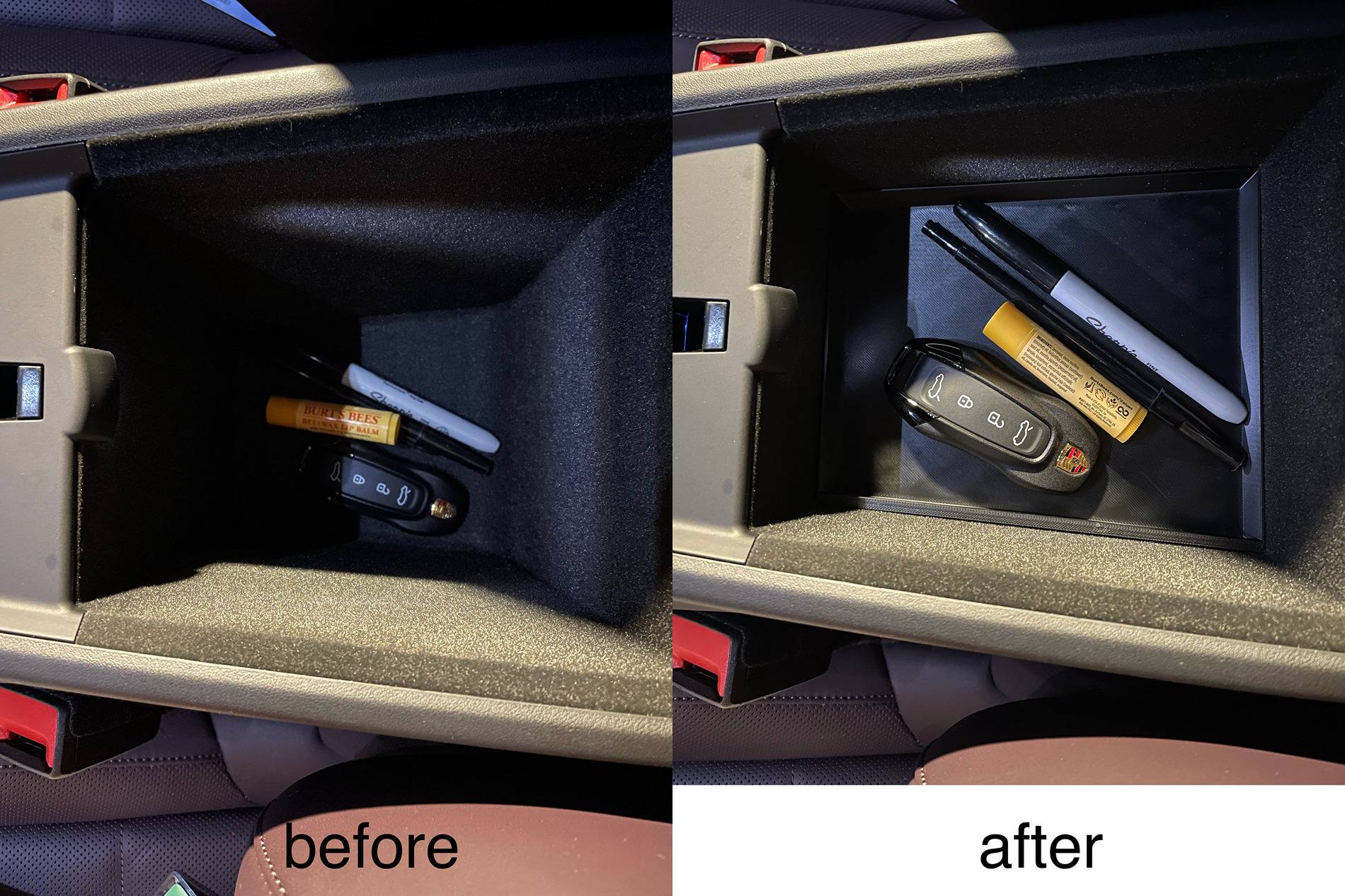 Porsche Macan EV Merkezi Koltuk Tepsisi - 6909321 - Görsel 3