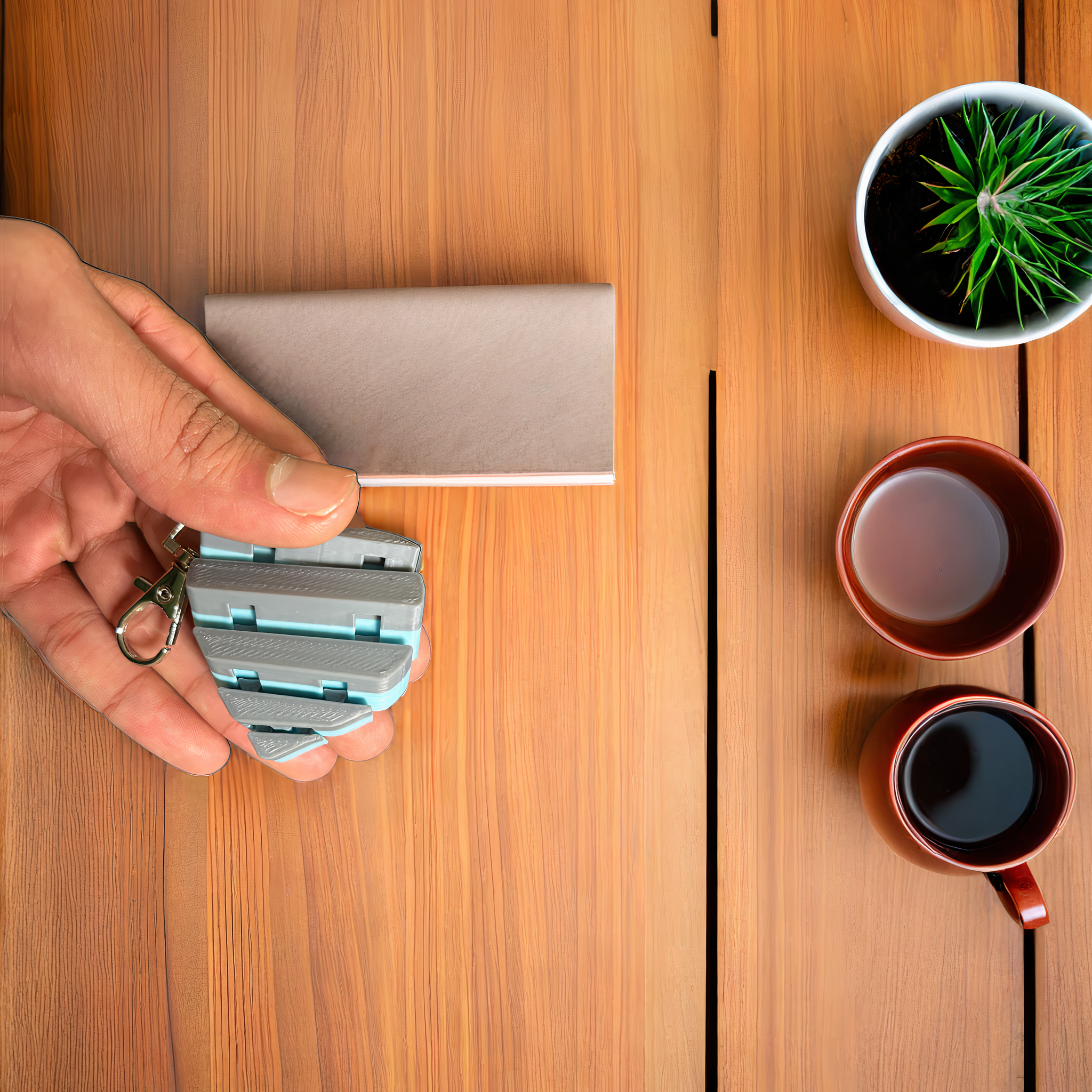 Heart Fidget Anahtarlık - Mix & Match Renkleri ile Stres Kabul Aksesuarı - 6904267 - Görsel 4