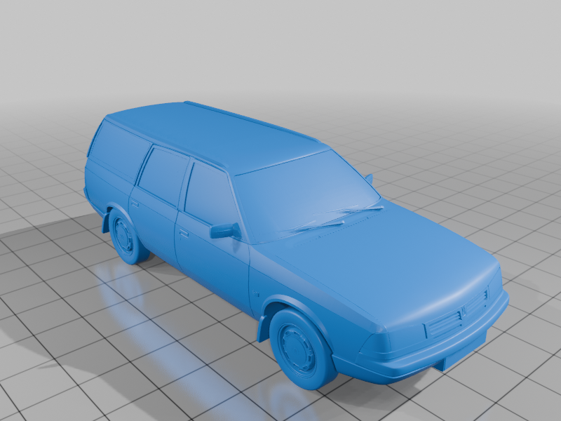 Moskvich Svyatogor vagonu (gerçek değil). - Görsel 16