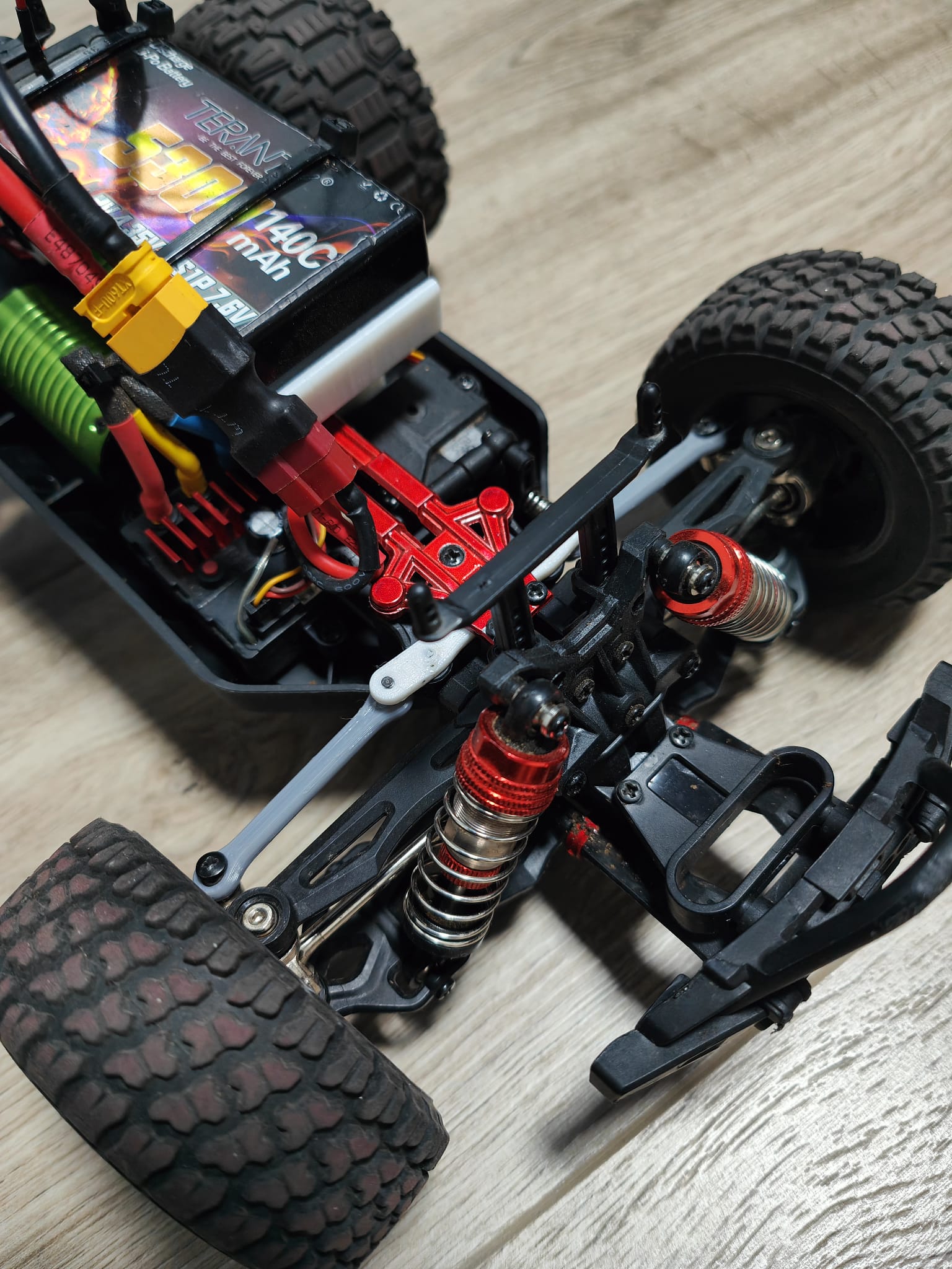 16101Pro 16102 için ön direksiyon çubuğu direksiyon bağlantıları 16103Pro RC Arabalar - 6907141 - Görsel 2