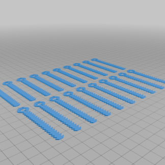 Mini TPU Yeniden Kullanılabilir Zip Bağları - 6906598