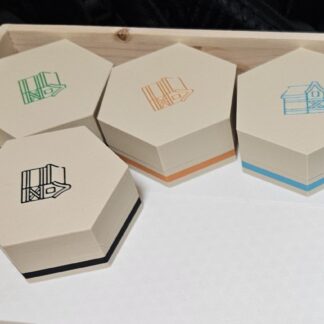 Dakanzla'dan Catan tarzı Boardgame 2.0 için Düzenlenen Catan Oyuncu Kutusu-6904486