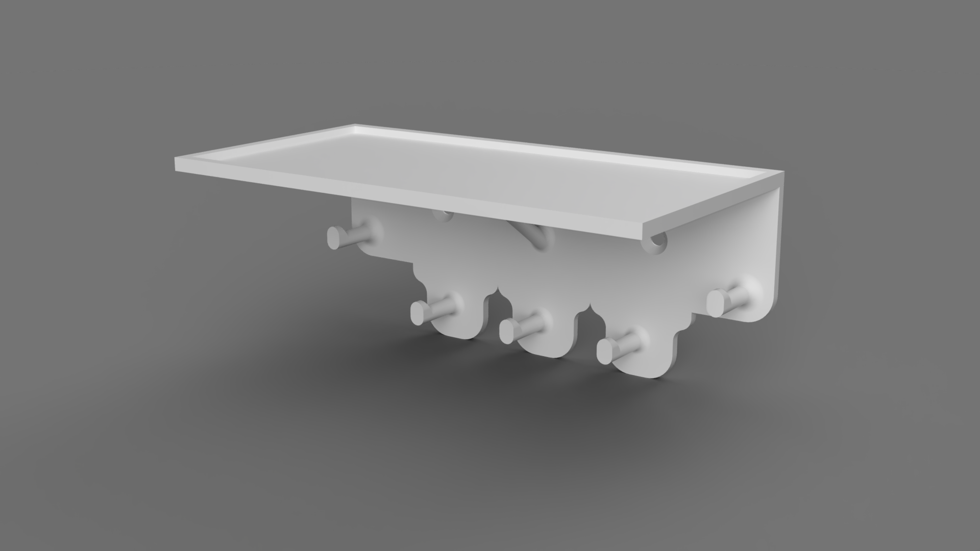 Küçük raflı anahtar tutucu - 6910193 - Görsel 3