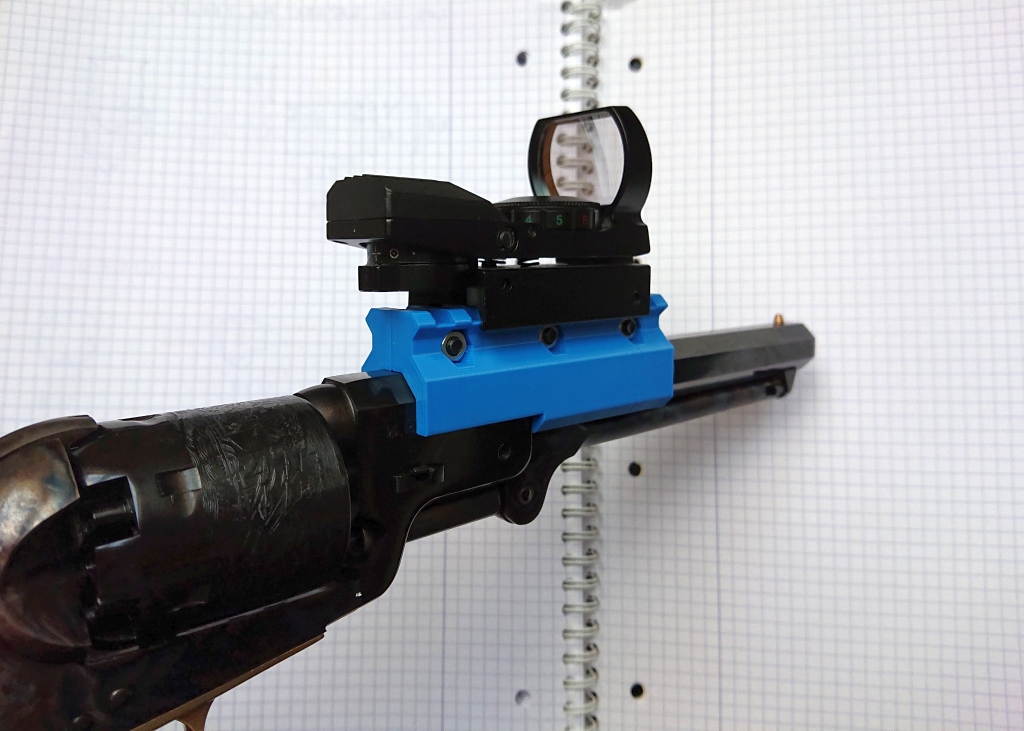 Uberti 1851 Siyah Toz tabancası için Stanag Picattiny Rail - 6902111 - Görsel 2