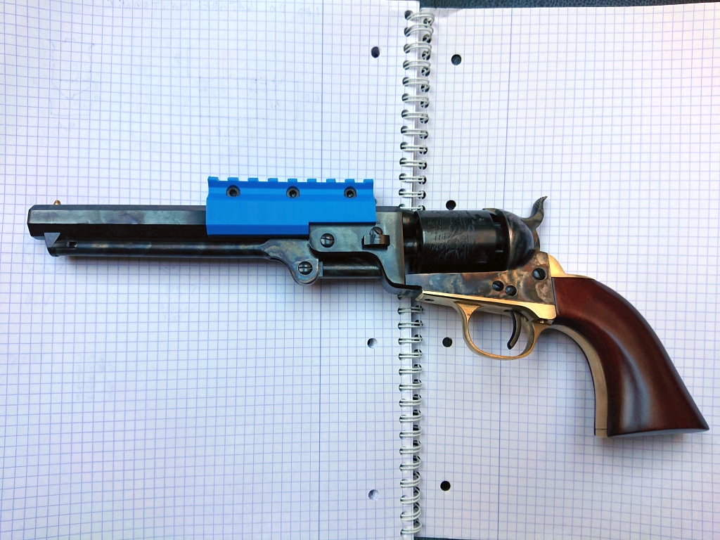 Uberti 1851 Siyah Toz tabancası için Stanag Picattiny Rail - 6902111 - Görsel 3