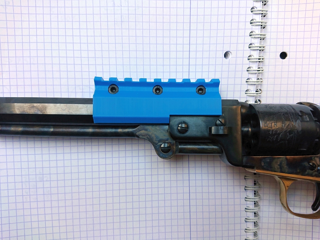 Uberti 1851 Siyah Toz tabancası için Stanag Picattiny Rail - 6902111 - Görsel 4