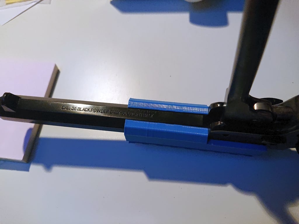 Uberti 1851 Siyah Toz tabancası için Stanag Picattiny Rail - 6902111 - Görsel 6