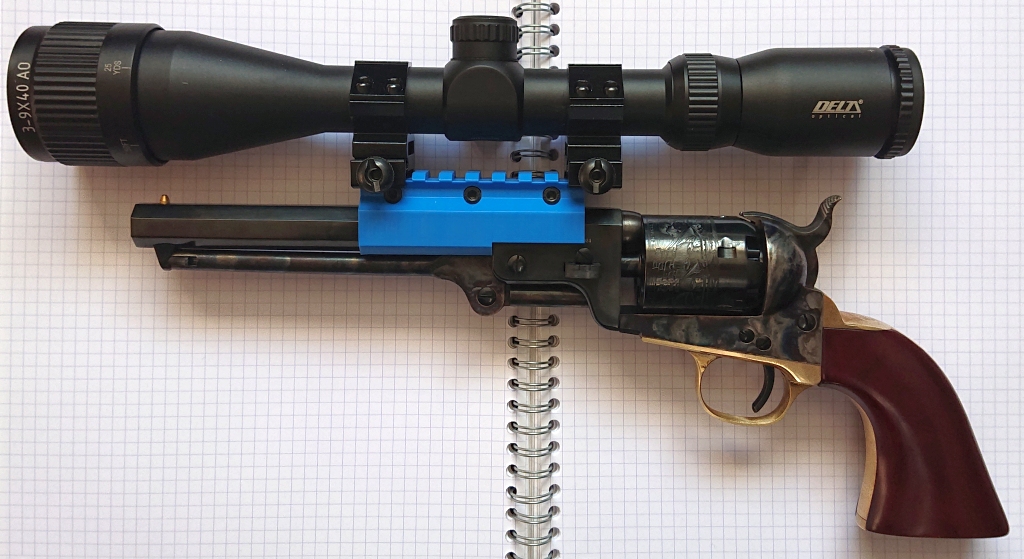 Uberti 1851 Siyah Toz tabancası için Stanag Picattiny Rail - 6902111 - Görsel 7