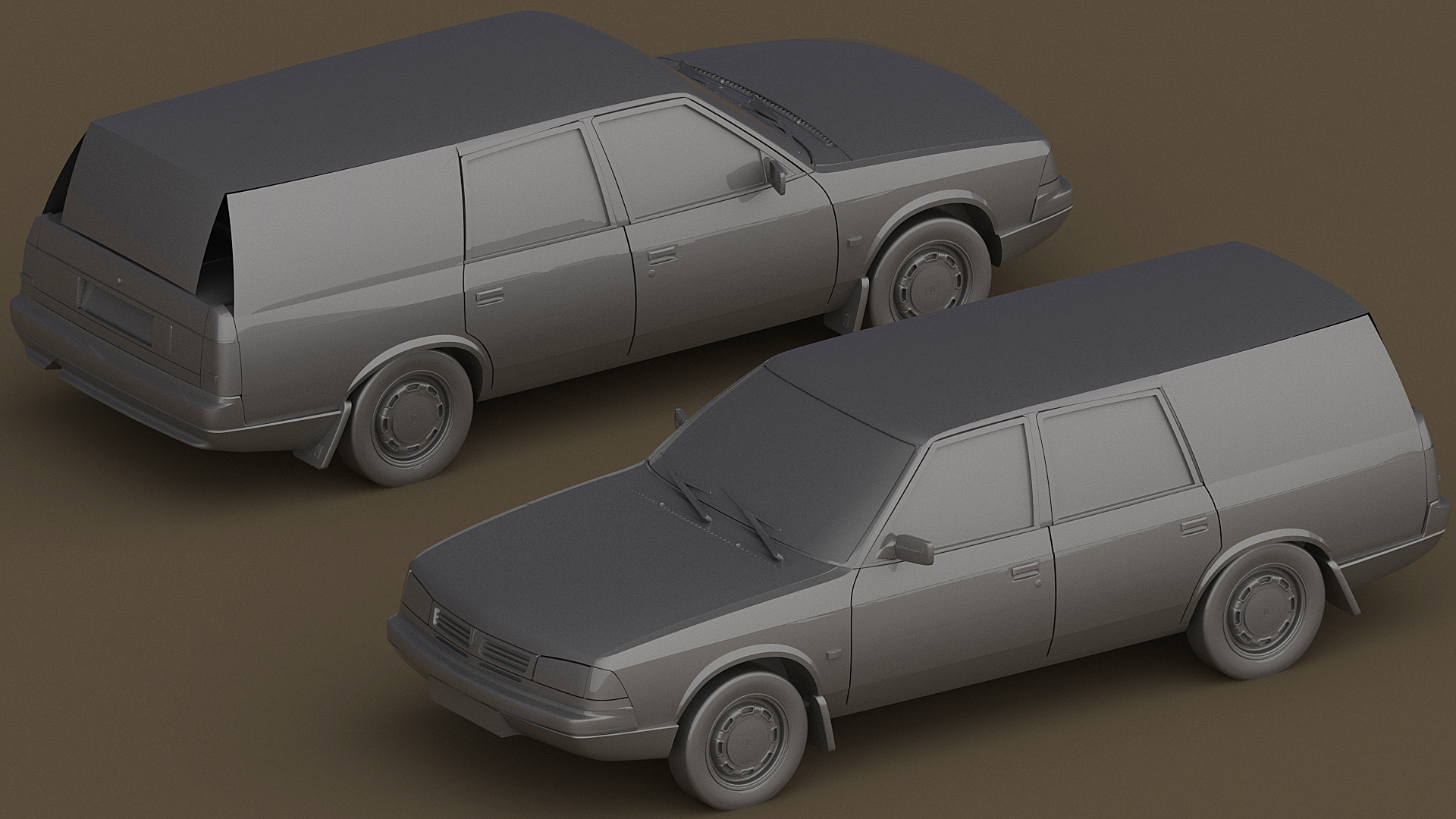 Moskvich Svyatogor vagonu (gerçek değil).