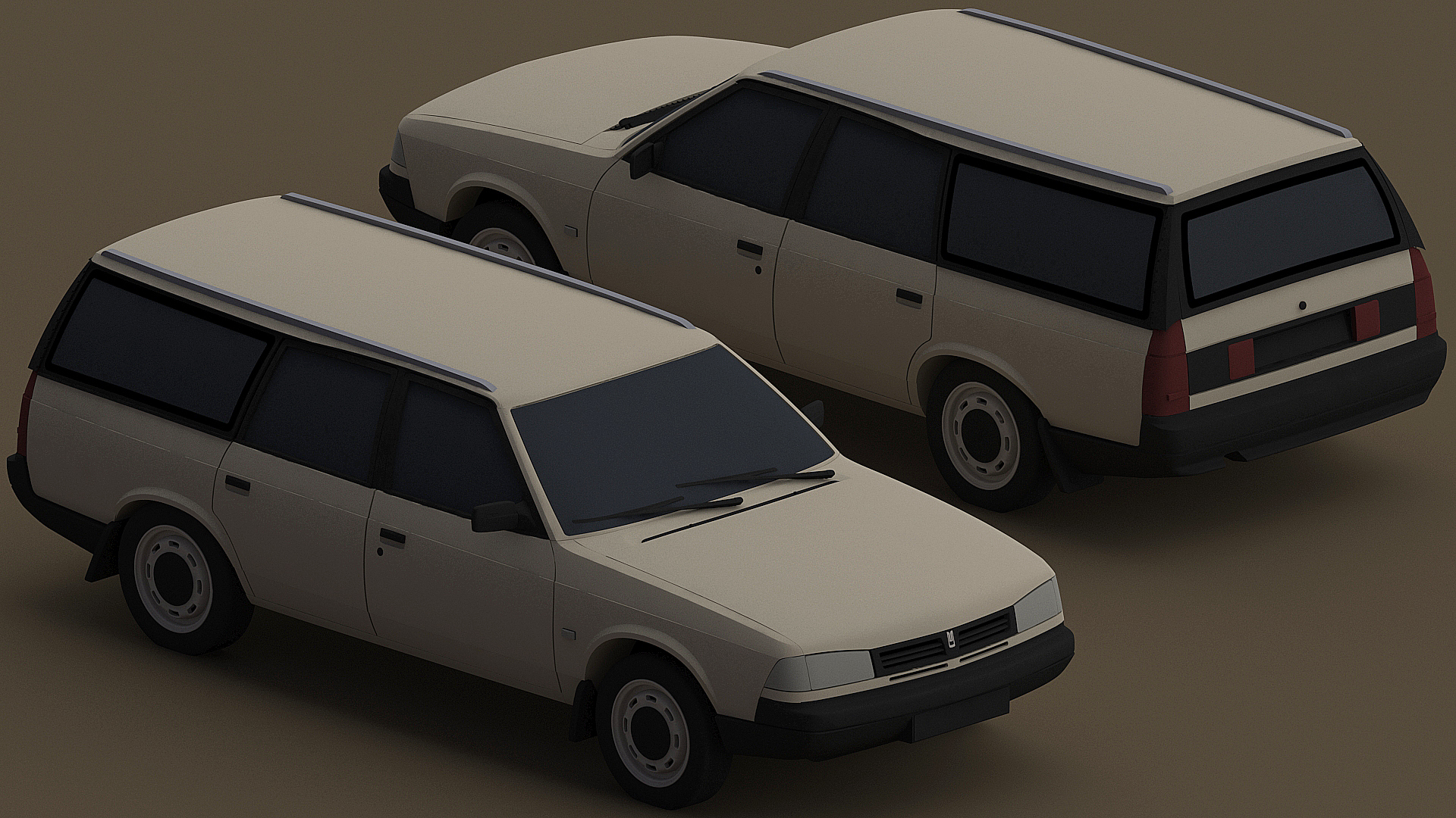 Moskvich Svyatogor vagonu (gerçek değil). - Görsel 3