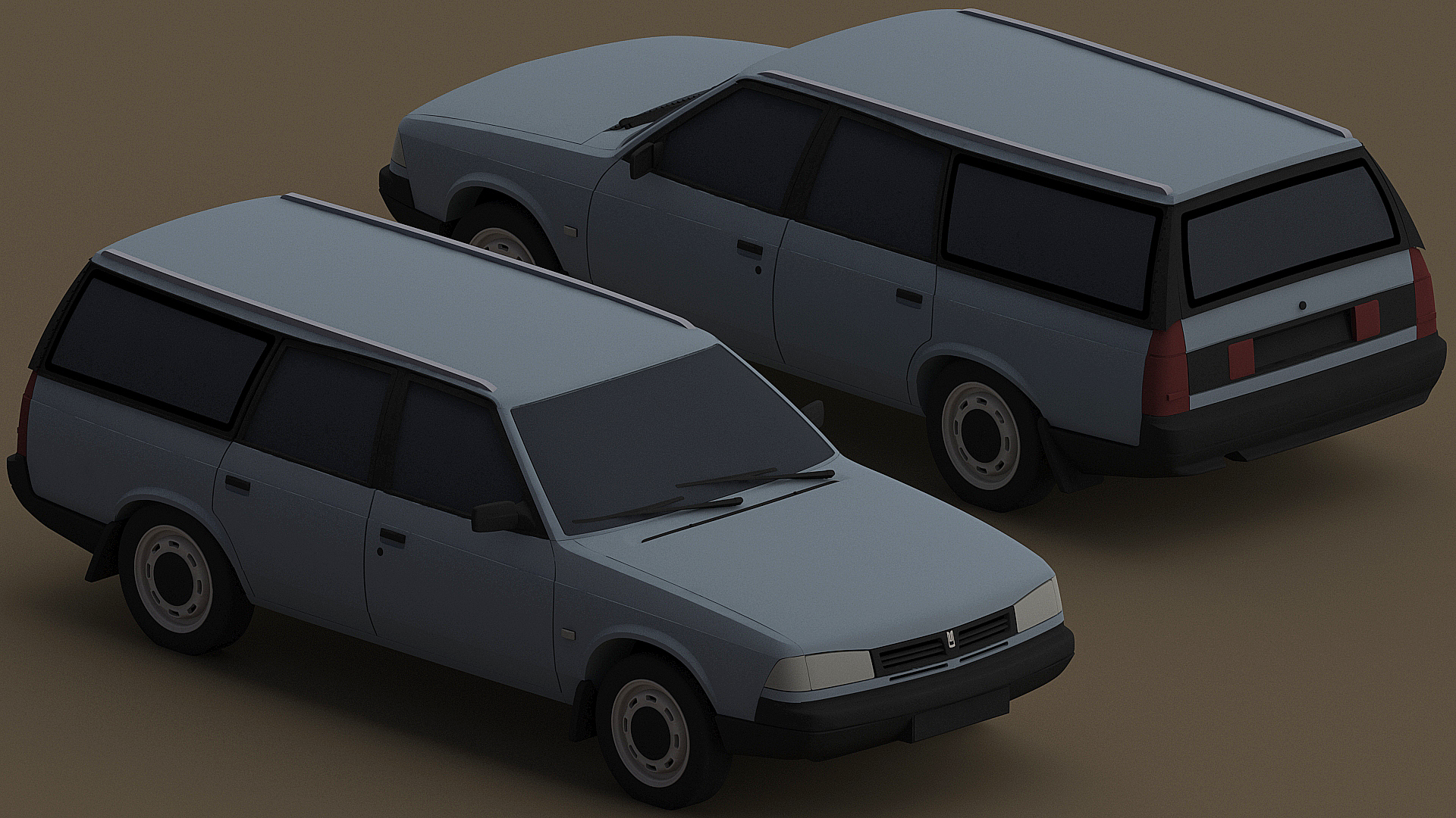 Moskvich Svyatogor vagonu (gerçek değil). - Görsel 4