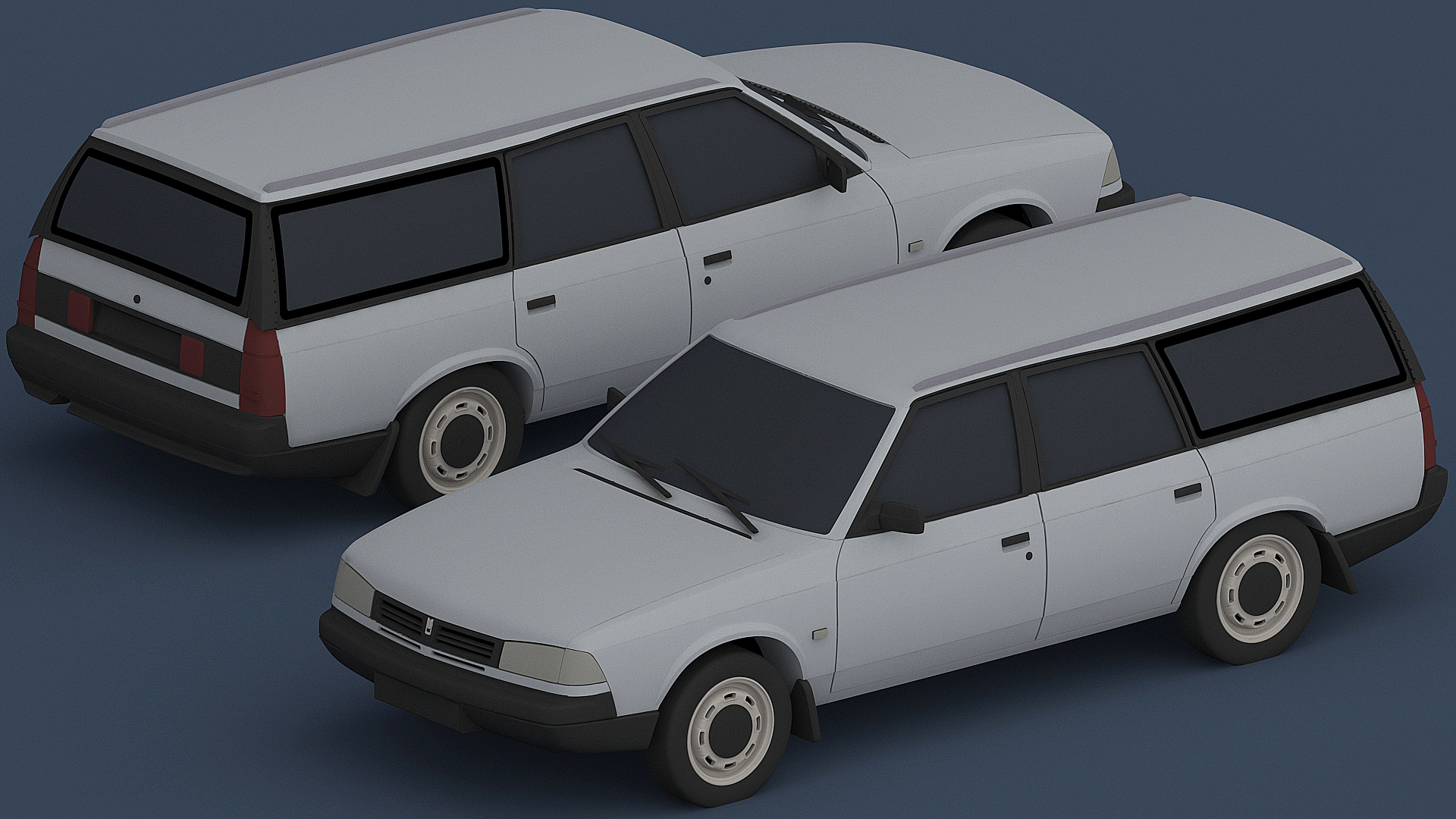 Moskvich Svyatogor vagonu (gerçek değil). - Görsel 5