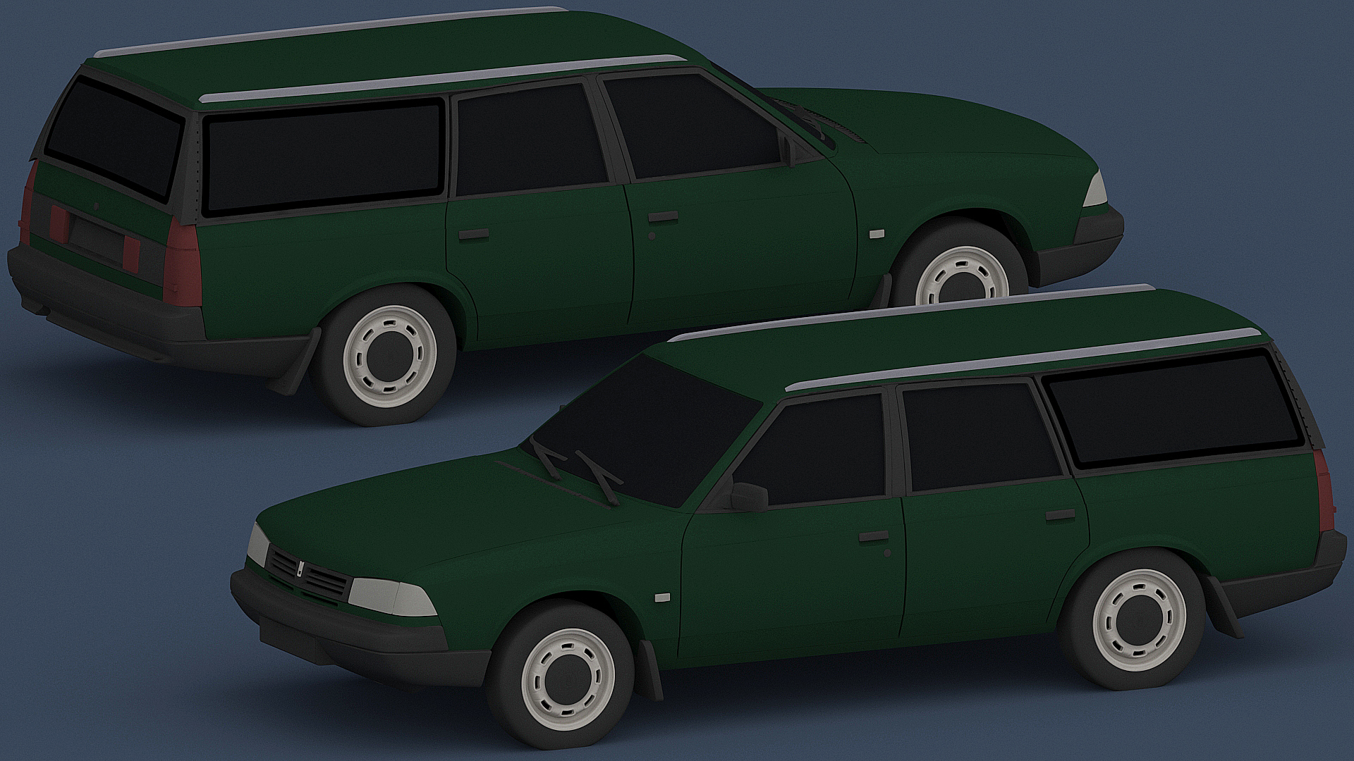 Moskvich Svyatogor vagonu (gerçek değil). - Görsel 7