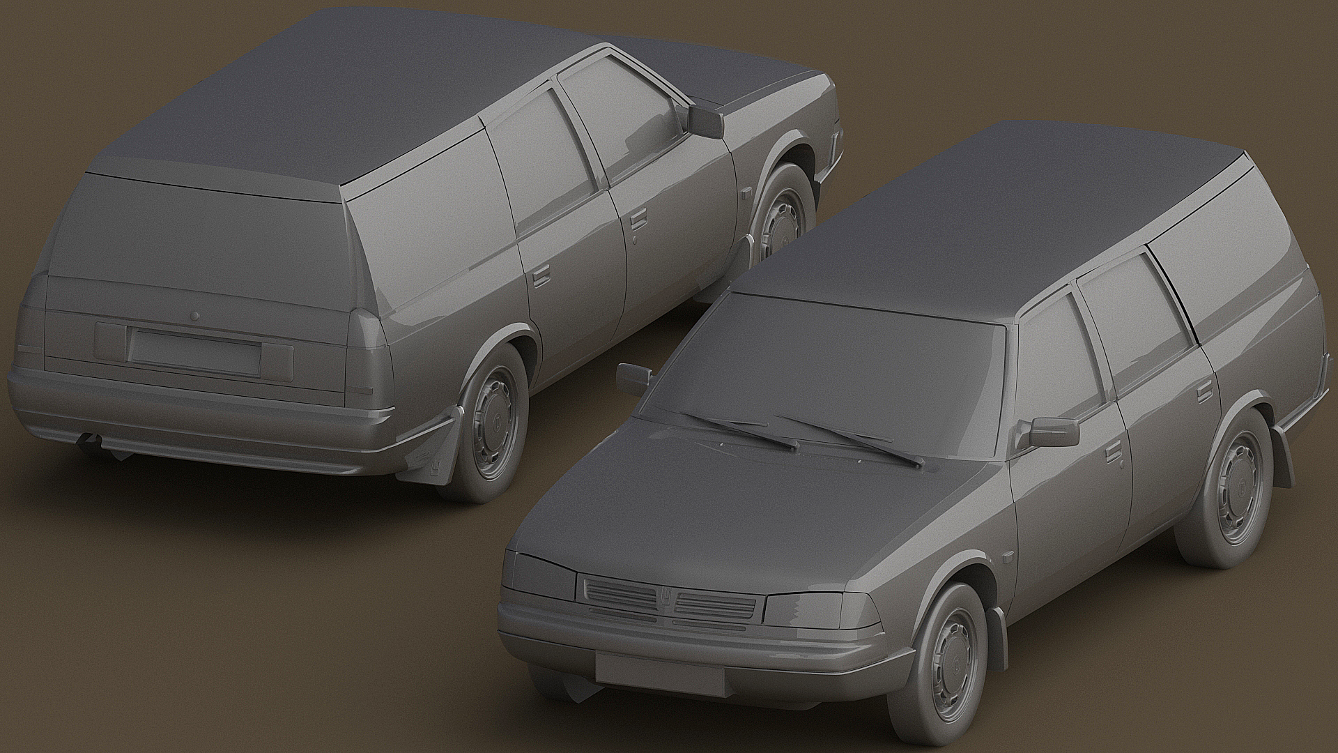 Moskvich Svyatogor vagonu (gerçek değil). - Görsel 9