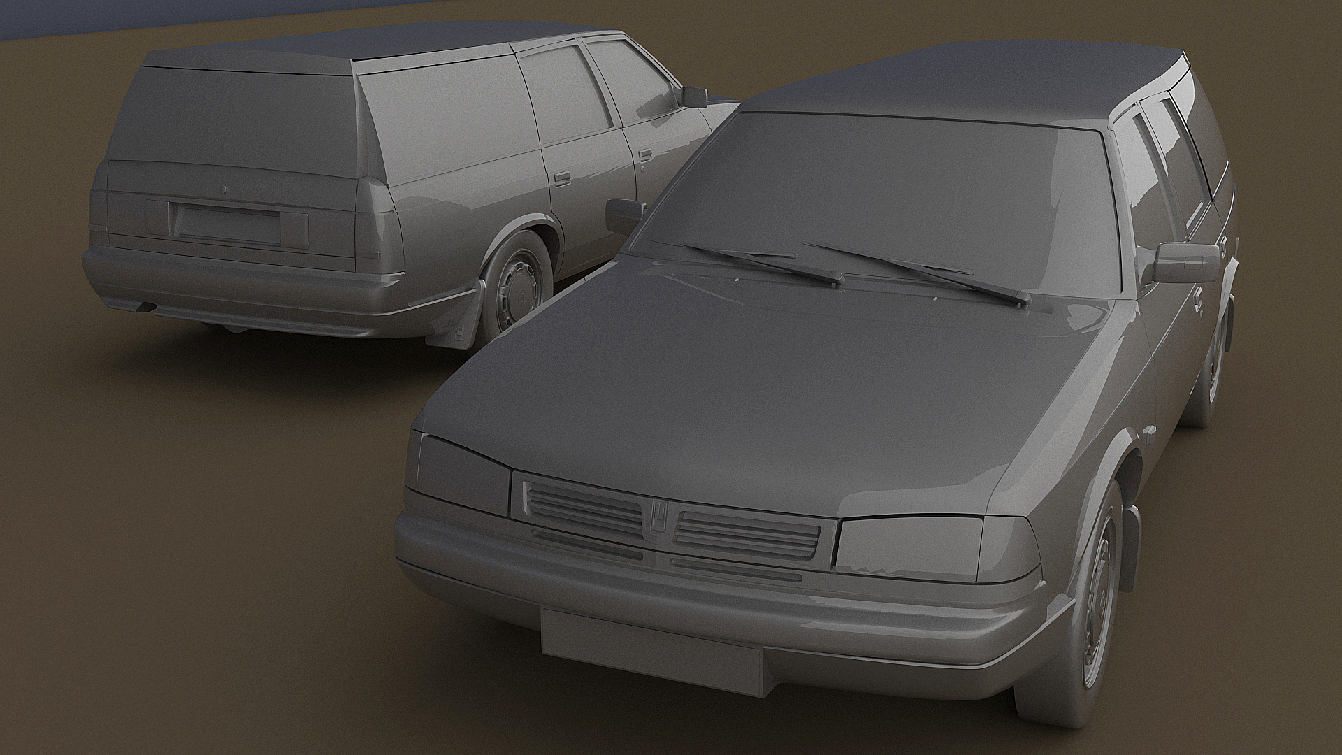 Moskvich Svyatogor vagonu (gerçek değil). - Görsel 10