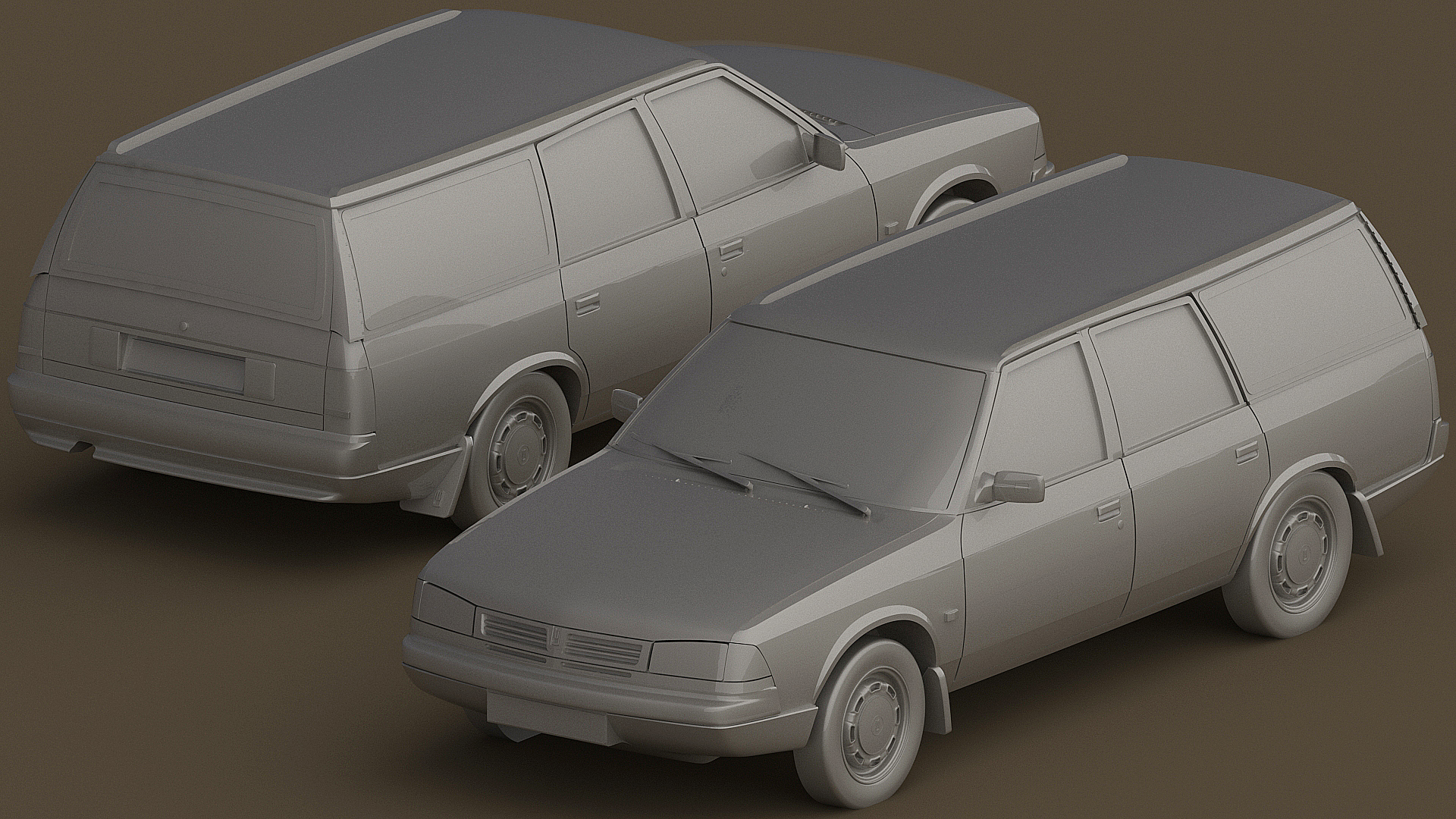 Moskvich Svyatogor vagonu (gerçek değil). - Görsel 11