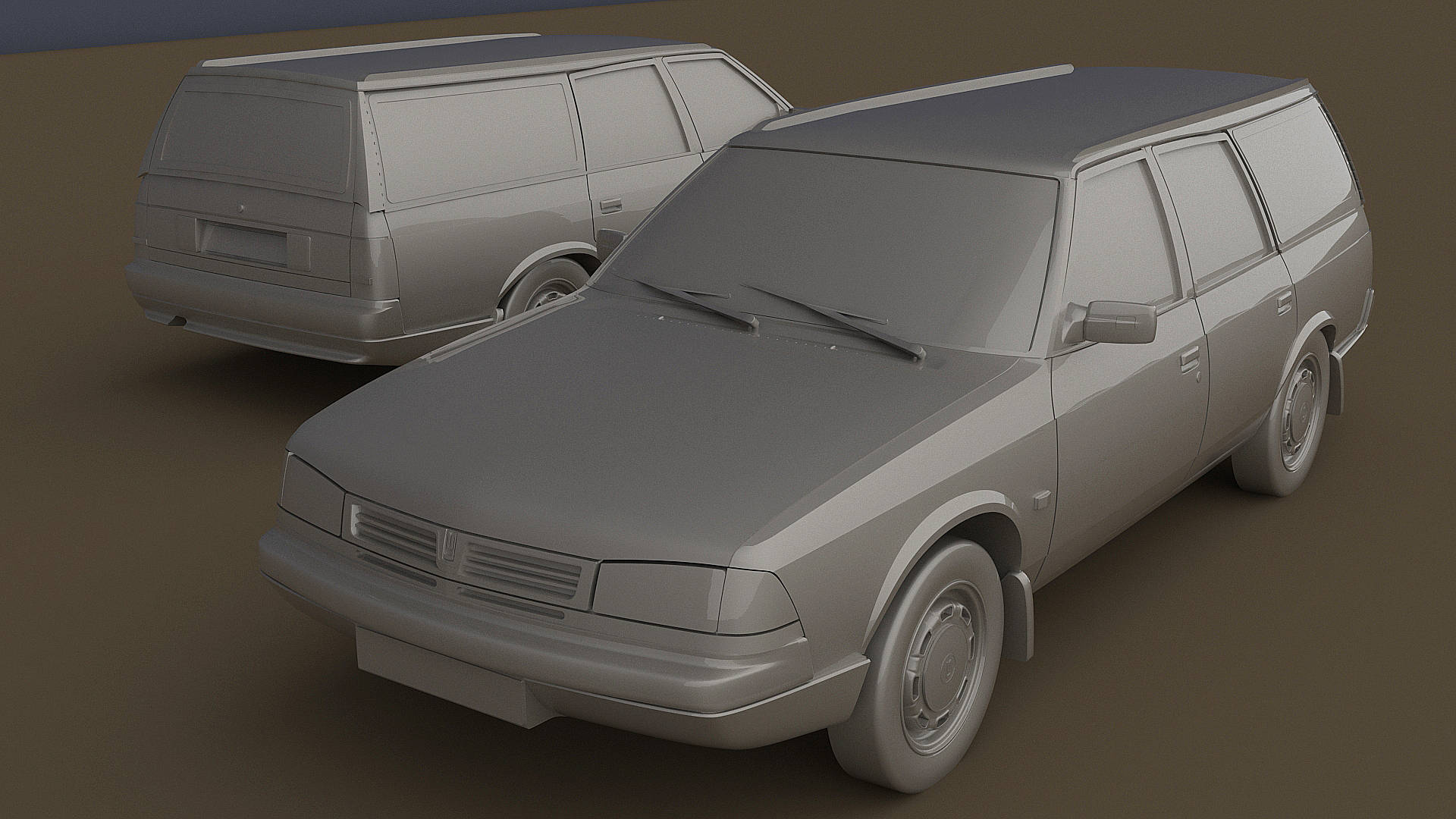 Moskvich Svyatogor vagonu (gerçek değil). - Görsel 12