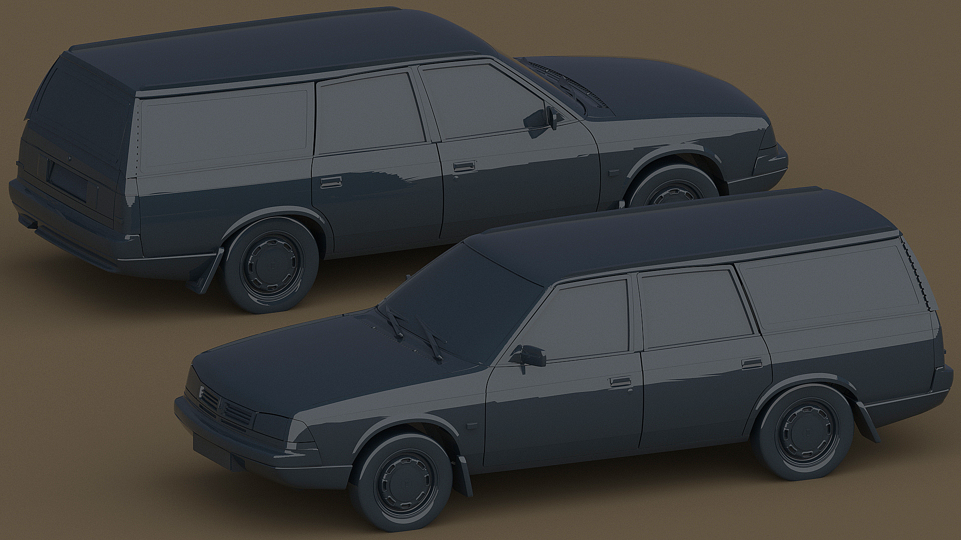 Moskvich Svyatogor vagonu (gerçek değil). - Görsel 13