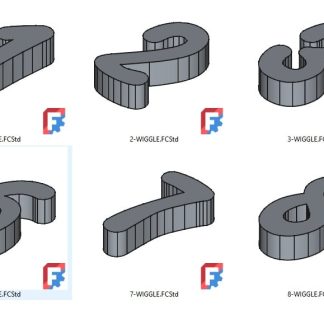 Numaralar Font Wiggle Eğrileri - 6904517