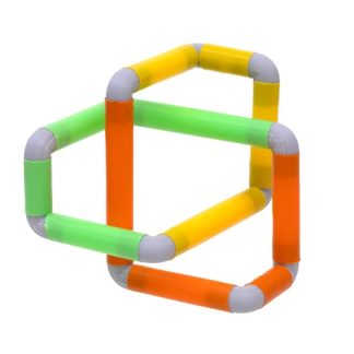 Trefoil Knot Geometrik Model 3D Baskılı Konnektörlü Bir Hasır El Sanatları Projesi 6789937