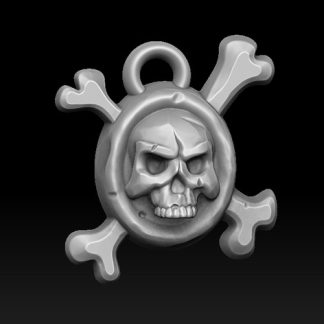 Kafatası Anahtarlık Bas Rölyef 7053817