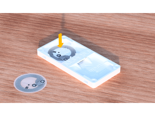 Evrensel İşaret Baskıdan SONRA İsteğe Bağlı Mıknatıs Ve Veya NFC Etiketi Ekleyin 6781303 - Görsel 4