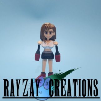 Final Fantasy VII'den Tifa Lockhart Düşük Poli Aksiyon Figürü 7038702