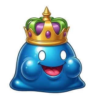 Slime King Karikatürize 3D Minyatür 7081507