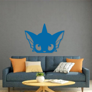 Vaporeon Anahtarlık Pokemon Peeking Eevee Charm Pokemon Charm 3D Baskılı 6785515