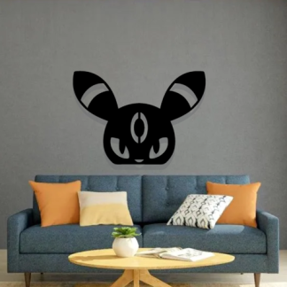 Umbreon Peeking Pok Mon Eevee Charm Pok Mon Charm 3D Baskılı 6785518