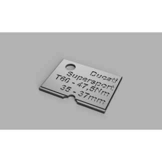 Ducati Supersport zincir gevşeklik göstergesi 6757009