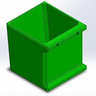 Biraz Kübik Şekilli Duvara Monte Çöp Kovası 7023351