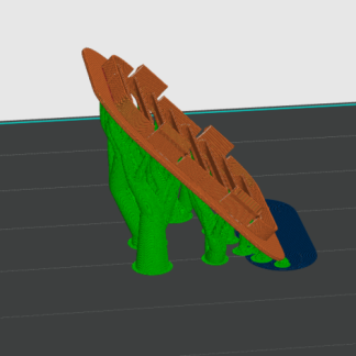 Renault Master 3 arka bagaj bölmesi kapağı 6763641