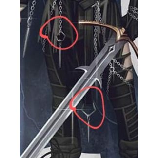 Yasha Cosplay Beşgen Döngüler ve Tokalar 6787696