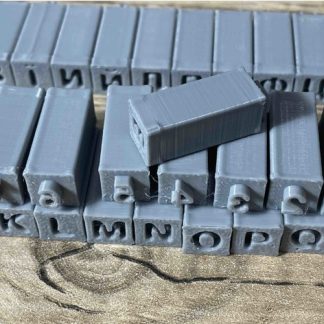 Kil İçin Alfabe Pulları 6752270