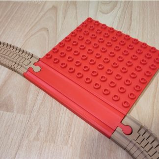 Ahşap Raylı Ray Demiryolu İstasyonu Duplo Uyumlu Brio IKEA Uyumlu 7030451