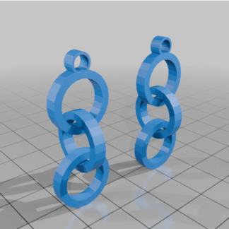 Kilitli Daire Küpe 6751089